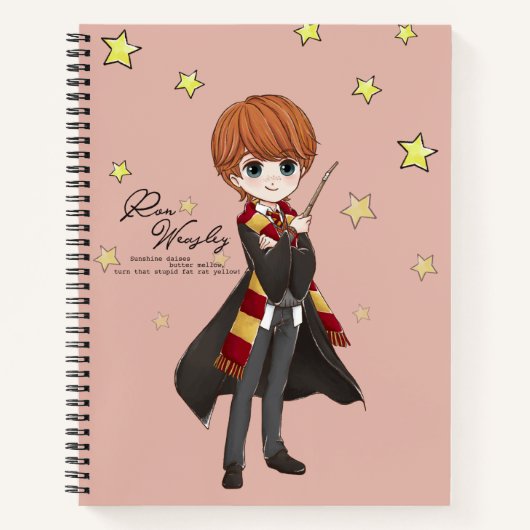 Magical Ron Weasley Watercolor Notizblock (Vorderseite)