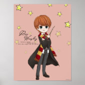Magical Ron Weasley Watercolor Poster (Vorne)