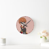 Magical Ron Weasley Watercolor Runde Wanduhr (Zuhause)