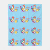 Magical Rooster Boys Fleece Blanket (Vorderseite)