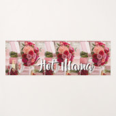 Magical rose background name Personalized Yogamatte (Vorderseite (Horizontal))