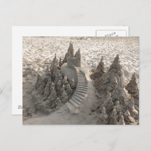 Magical Sand Castle Postkarte (Vorne/Hinten)