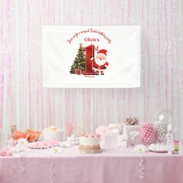 Magical Santa Birthday Design for Kids Banner