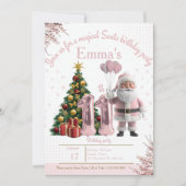 Magical Santa Birthday Invitation – 11th Birthday Dankeskarte (Vorderseite)