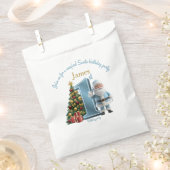 Magical Santa Birthday Invitation – 1st Birthday Geschenktütchen (Ausgeschnitten)