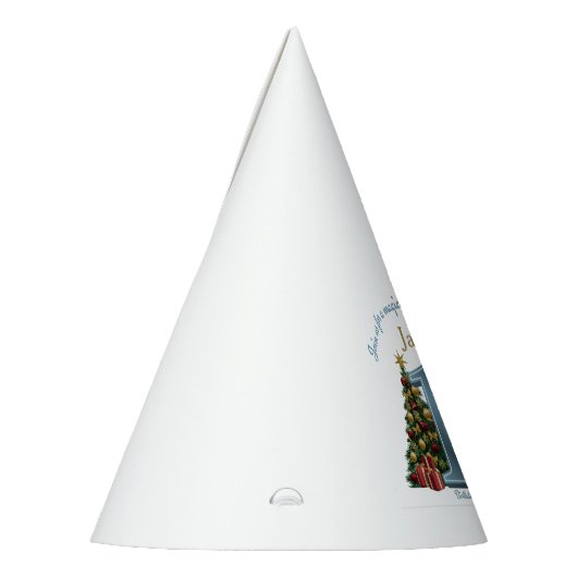 Magical Santa Birthday Invitation – 1st Birthday Partyhütchen (Links)