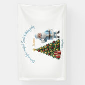 Magical Santa Birthday Invitation Banner (Vertikal)