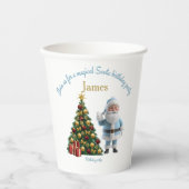 Magical Santa Birthday Invitation Pappbecher (Vorderseite)