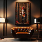 Magical Santa's Grotto: 3D-Weihnachtsdruckposter Poster