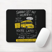 Magical School Bus Driver Last Day Of School Bus D Mousepad (Mit Mouse)