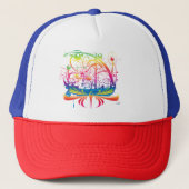 Magical Segelschiff Trucker Hat Truckerkappe (Vorderseite)