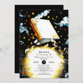 Magical Simple Children's Storybook Geburtstag Einladung (Vorne/Hinten)