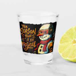 Magical Snow-Bro Shot Glass Funky Christmas Party  Schnapsglas