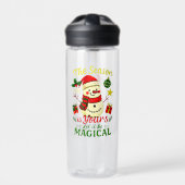 Magical Snowman Christmas Cozy Holiday Sports Gift Trinkflasche (Vorderseite)