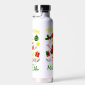 Magical Snowman Christmas Cozy Holiday Sports Gift Trinkflasche (Rechts)