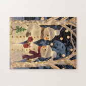 Magical Snowman Christmas Lights Puzzle (Horizontal)