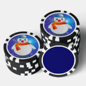 Magical Snowman Pokerchips (Stapel)