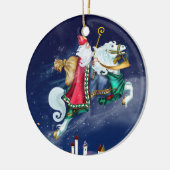 Magical St. Nicholas - Santa - SRF Keramikornament (Links)