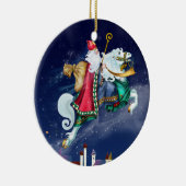Magical St. Nicholas - Santa - SRF Keramikornament (Rechts)