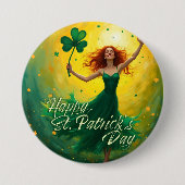 Magical St. Patrick's Day Button (Vorderseite)