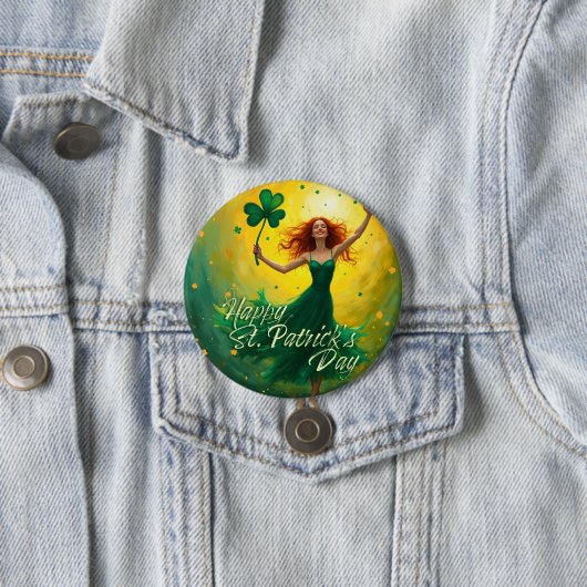 Magical St. Patrick's Day Button (Beispiel)
