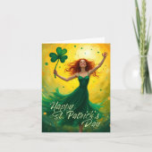 Magical St. Patrick's Day Karte (Vorderseite)