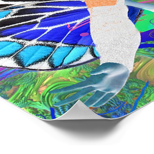 Magical Star Tree Poster (Ecke)