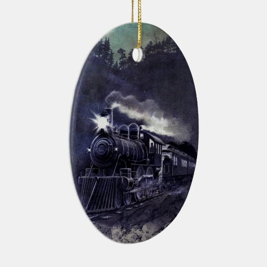 Magical Steam Motor Viktorianisch Train Ornament (Rechts)