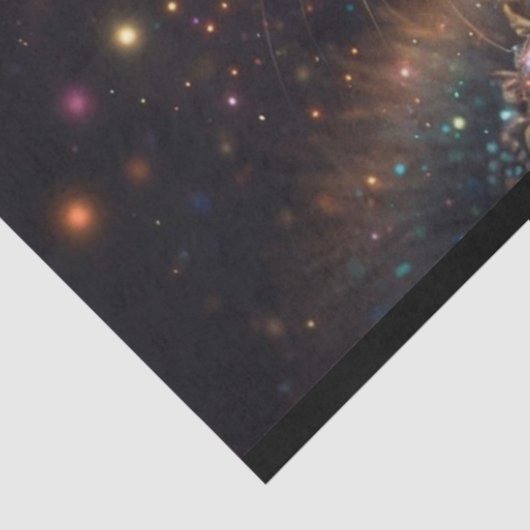 Magical Steampunk Maine Coon Cat Decoupage Seidenpapier (Ausschnitt)