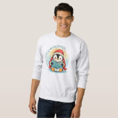 Magical Storytelling Penguin Winter Book Lover Swe Sweatshirt (Vorne ganz)
