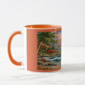 Magical Sunset Dolphin Tropical Ocean Mug Tasse (Links)