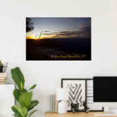 Magical Sunset - Grand Canyon Poster (Heimbüro)