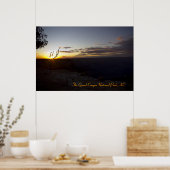 Magical Sunset - Grand Canyon Poster (Küche)