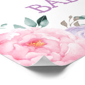 Magical Swan Princess Baby Dusche Willkommen Poster (Ecke)