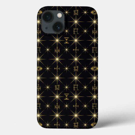Magical Symbos Pattern Case-Mate iPhone Hülle (Rückseite)