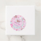 Magical Tie Dye Unicorn Coquette Bow Birthday  Geschenkanhänger (Beispiel)