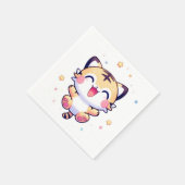 Magical Tiger Baby Dusche Serviette (Ecke)