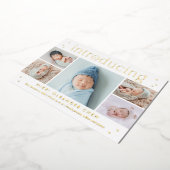 Magical Time Foil Baby Birth Ankündigung (Gedreht)