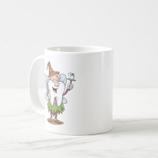 Magical Tooth Fairy Art Kaffeetasse (Vorderseite Links)