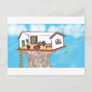 Magical Treehouse Postkarte