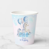 Magical Unicorn 1st Birthday Pappbecher (Vorderseite)