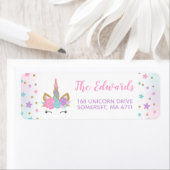 Magical Unicorn Address Labels Unicorn Party (Insitu)