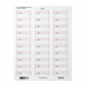 Magical Unicorn Address Labels Unicorn Party (Vorne)