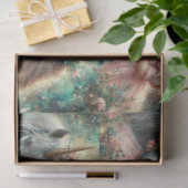 Magical Unicorn And Girl Friendship Decoupage  Seidenpapier (Geschenk)