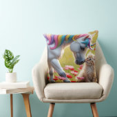 Magical Unicorn and Kitten Best Friends  Kissen (Stuhl )