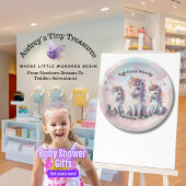 Magical Unicorn Baby Shower Paper Teller