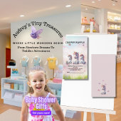 Magical Unicorn Baby Shower Raffle Ennähere Card Begleitkarte