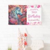 Magical Unicorn Ballon Banner (Insitu)