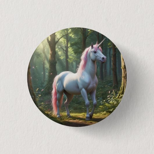 Magical Unicorn Birthday Button (Vorderseite)
