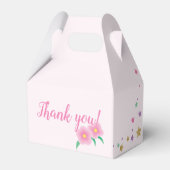 Magical Unicorn Birthday Favor Box Geschenkschachtel (Rückseite)